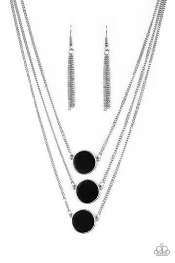 Paparazzi  Accessories - CEO of Chic #N758 Box 8 - Black Necklace