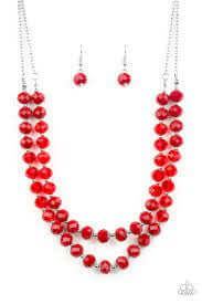 Paparazzi  Accessories - Glitter Gratitude #L640 - Red Necklace